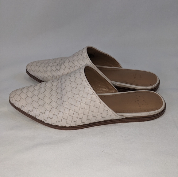 Marc Fischer ML Garren White Leather Mules Size 6 - Picture 8 of 10